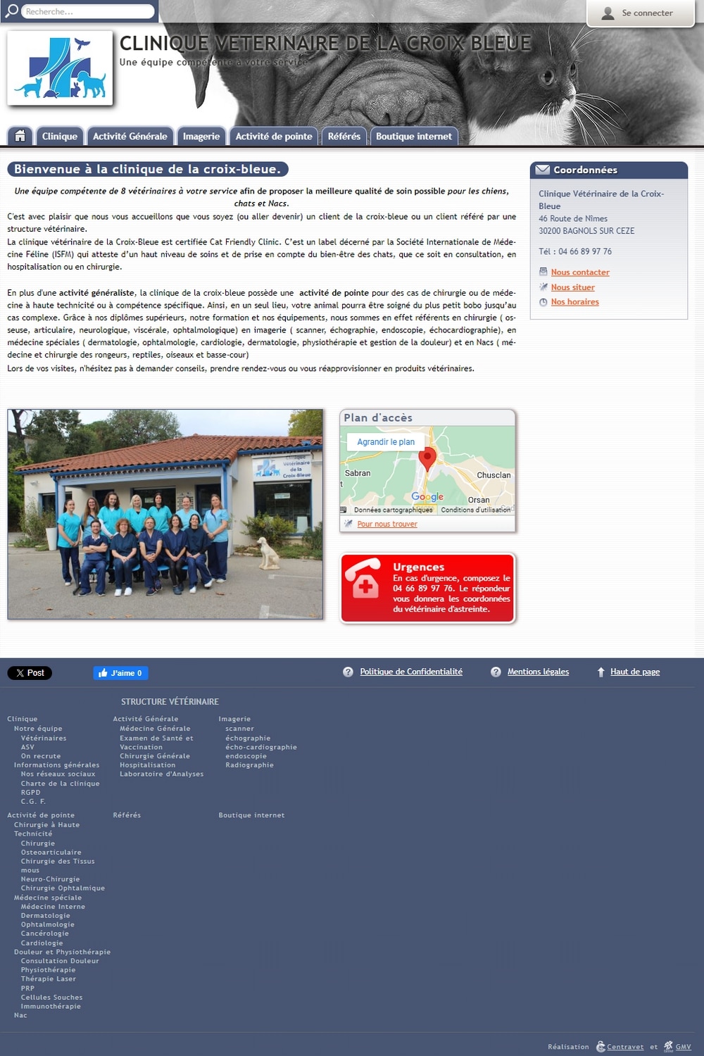 Clinique vétérinaire de la Croix Bleue